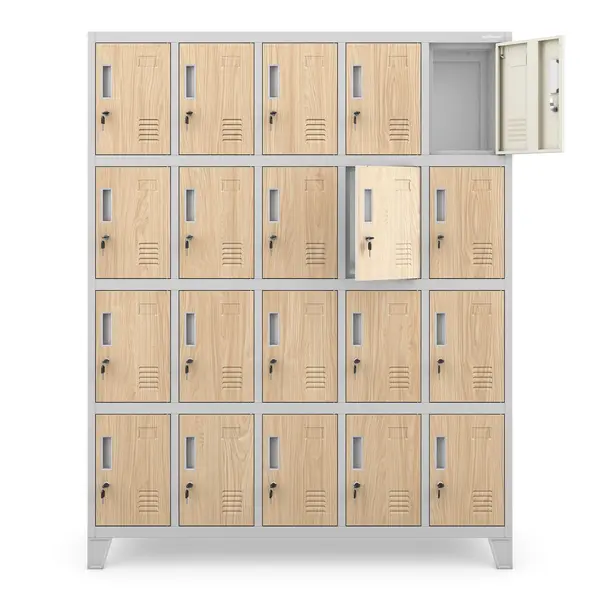 Vestiar SSM gri / stejar sonoma: Eco Design ROBERT, 1360 x 1720 x 450 mm Dulap social BHP cu compartimente gri / stejar sonoma, 1360x1720x450 mm: ROBERT Eco Design