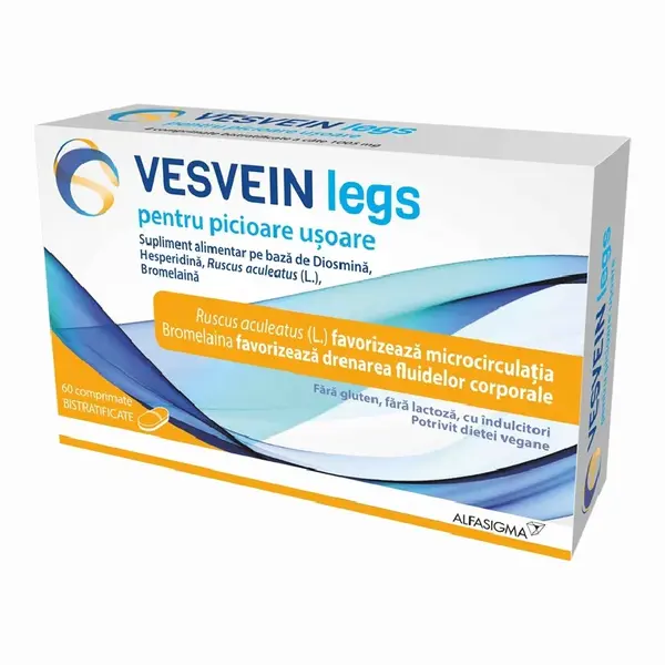 Vesvein Legs, 60 comprimate, Alfasigma