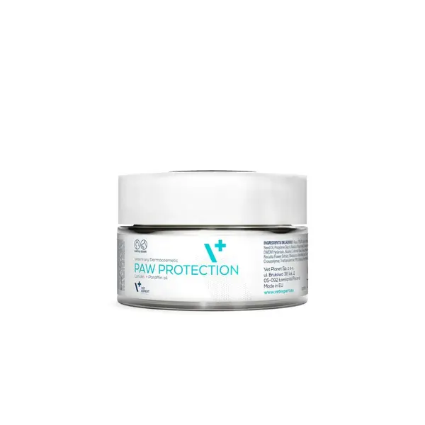 VET EXPERT Paw Protection, îngrijire pentru lăbuțe cremă / loțiune câini și pisici, antibacteriană, hidratantă, flacon, 250ml