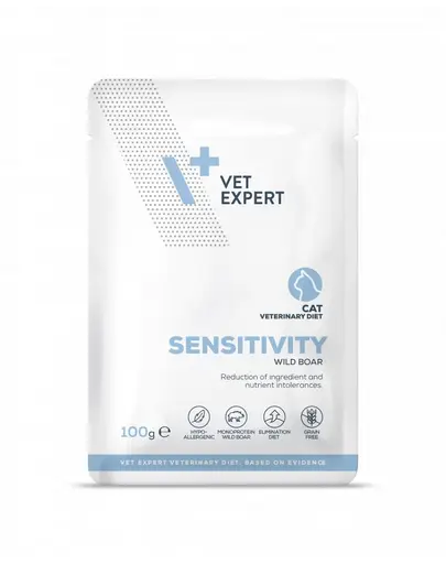 VET EXPERT Veterinary Diet Cat Sensitivity plic 100g hrana umeda uz veterinar pentru pisici