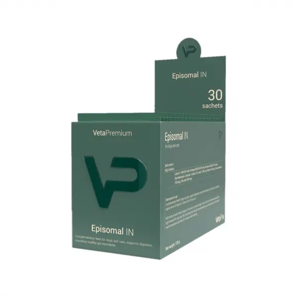 VETAPRO episomal in faza 1 tratament ipe 30x5g pudra pentru caini si pisici
