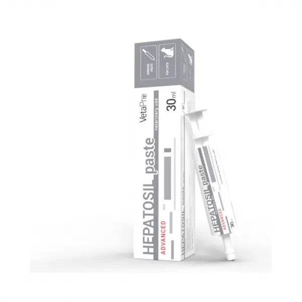 VETAPRO hepatosil advanced paste seringa 30ml suport hepatic pisici