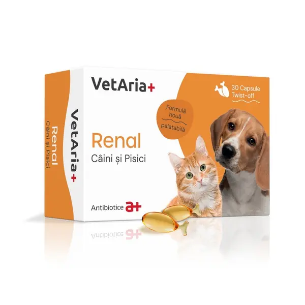 VetAria+ Renal, 30 capsule Twist-Off