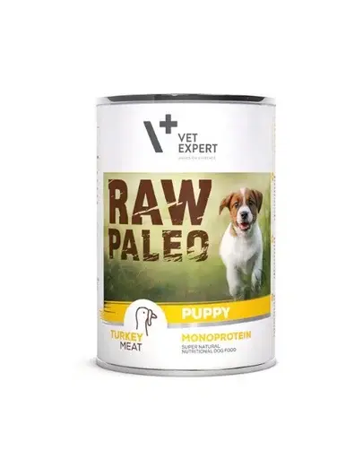 VETEXPERT RAW PALEO Puppy cu carne de curcan 400 g