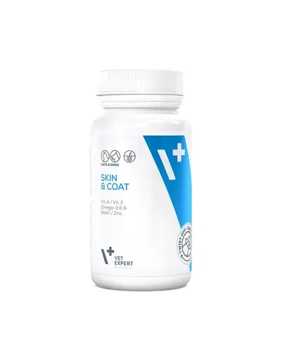 VETEXPERT Skin&Coat Supliment pentru piele si blana cainilor si pisicilor 30 capsule