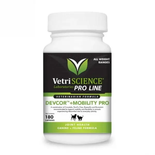 VETRI SCIENCE DevCor + Mobility Pro, supliment pentru articulatii caini si pisici, 180 capsule