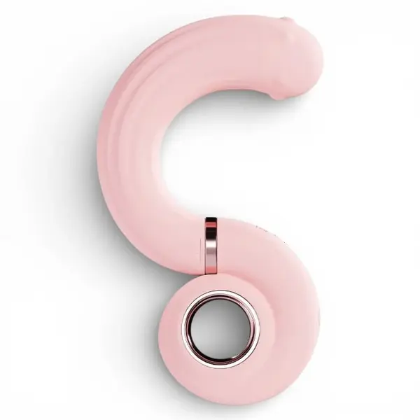 Vibrator LOVELINE Perles, design cu bile rotative, stimulare ritmică, cu 10 funcții de vibrație, rezistent la apă, culoare roz