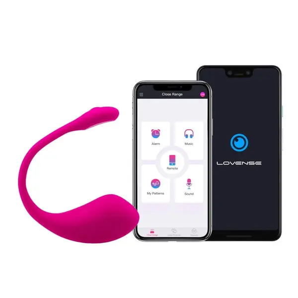 Vibrator LOVENSE - Lush 2, pentru stimularea clitorisului și punctului G, control prin aplicație, roz
