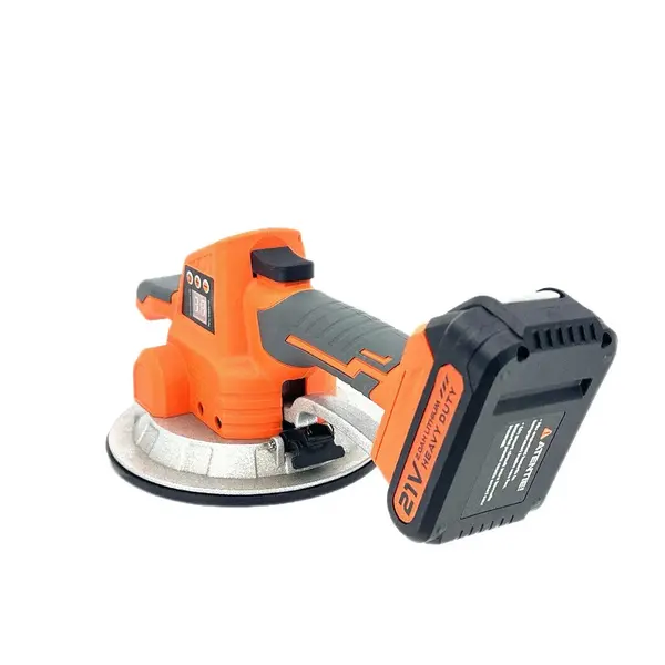Vibrator profesional 21V HEAVY DUTY cu ventuza ⌀200mm si variator de turatii digital pt. placi ceramice - CNO-VP21