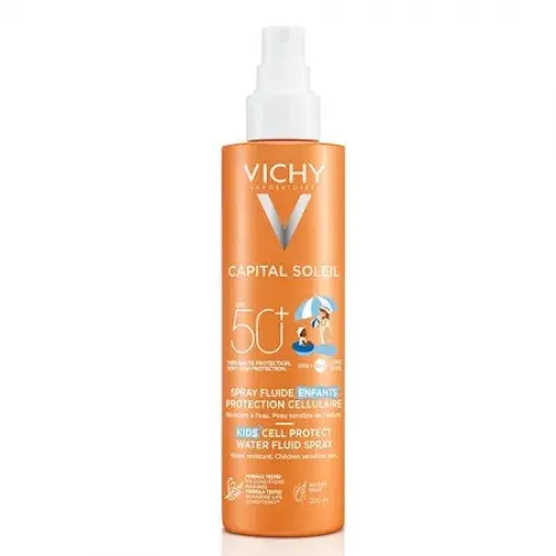 Vichy Capital Soleil Cell Protect spray fluid pentru copii SPF50+ 200ml Zephyr Labs