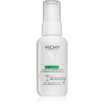 Vichy Capital Soleil UV-Clear ingrijire anti-rid pentru tenul gras, predispus la acnee