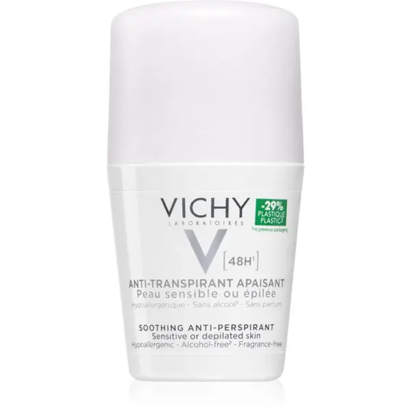 Vichy Deodorant 48h Deodorant roll-on pentru piele sensibila si iritata 50 g