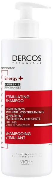 Vichy Dercos Șampon stimulant Energy+, 400 ml