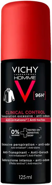 Vichy Homme Spray deodorant Clinical Control, 125 ml