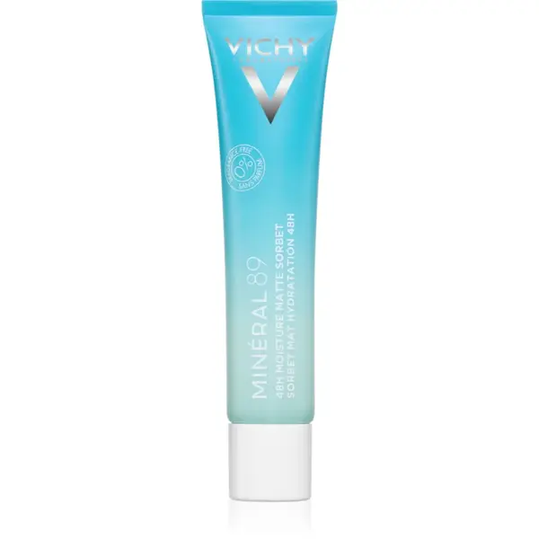 Vichy Minéral 89 48H Moisture Matte Sorbet crema de fata hidratanta pentru ten gras și mixt 40 ml