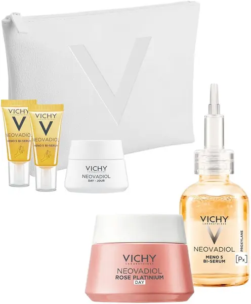 Vichy Neovadiol Set - Set Meno 5 BI și Cremă de zi Rose Platinum, 30 + 50 ml
