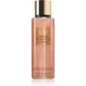 Victoria's Secret Amber Romance Shimmer spray pentru corp cu particule stralucitoare pentru femei