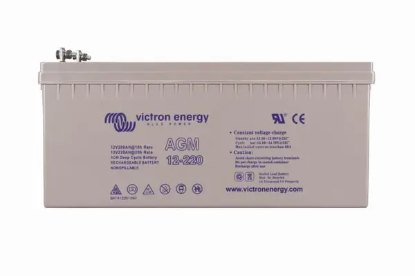 victron energy agm deep cycle battery 12v/220ah