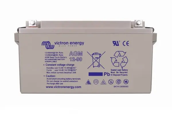 victron energy agm deep cycle battery 12v/90ah