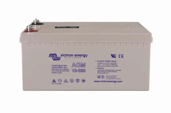 victron energy agm deep cycle battery (m8) 12v/220ah