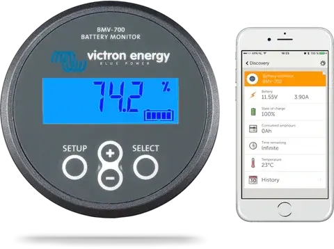 Victron Energy Battery Monitor Bmv-700 6.5 - 95Vdc