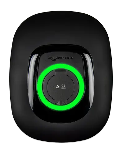 victron energy black front for ev charging station ns
