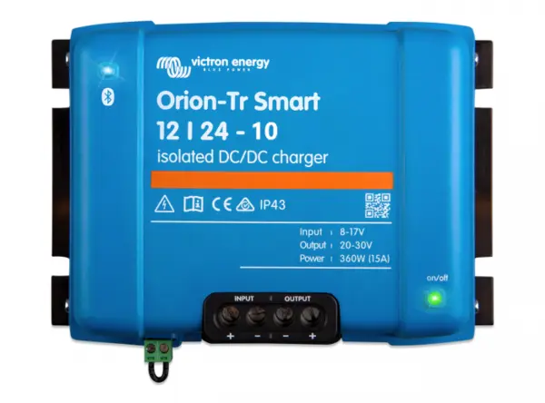 victron energy convertor cu charger dc-dc orion-tr smart isolated 12/24-10 (240w)