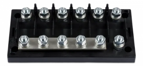 victron energy six-way fuse holder for mega-fuse with busbar (250a)
