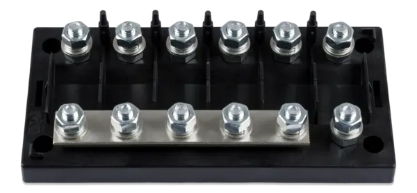 Victron Energy Six-Way Fuse Holder For Mega-Fuse With Busbar (250A)