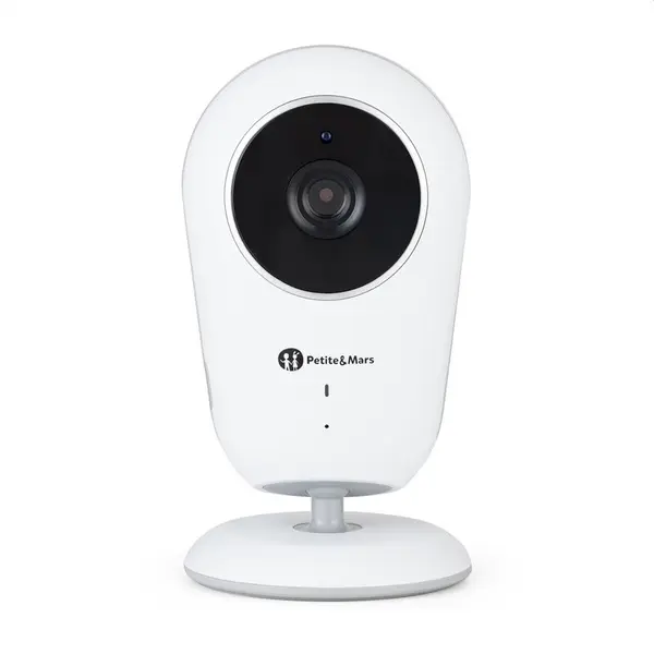 Video monitor PetiteMars Nano 4.0 Alb, ecran HD, zoom digital 3x, raza de actiune 300m, suport pentru pana la 4 camere, comunicare bidirectionala
