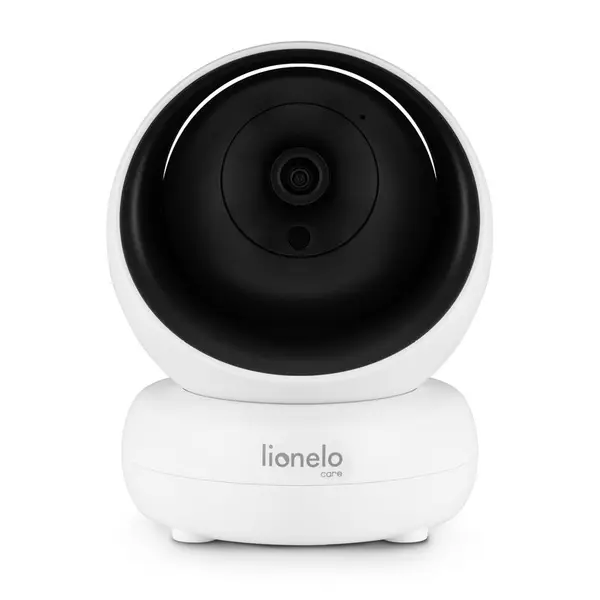 Videofon Babyline 8.3 Lionelo cu termometru si melodii rotire 360 grade alb