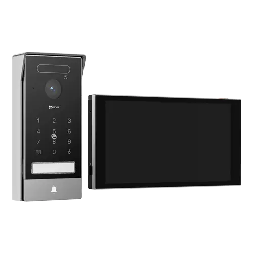 Videointerfon 4K, recunoastere faciala, scanare biometrica a palmei, monitor 8', IR, Wi-Fi6 - EZVIZ CS-HP7(4K, Palm)