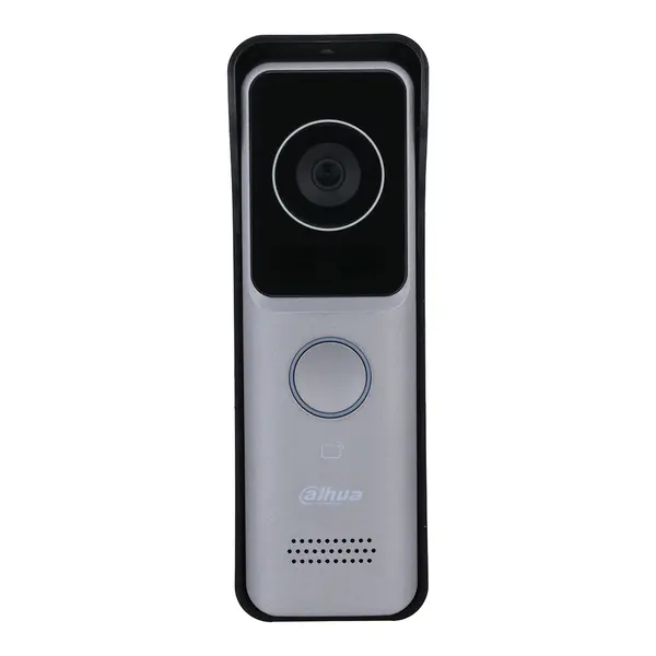 Videointerfon de exterior IP WiFi Dahua VTO2311R-WP, 2 MP, 1 familie, auto IR, IC card, 3.000 carduri, slot card, aparent, PoE