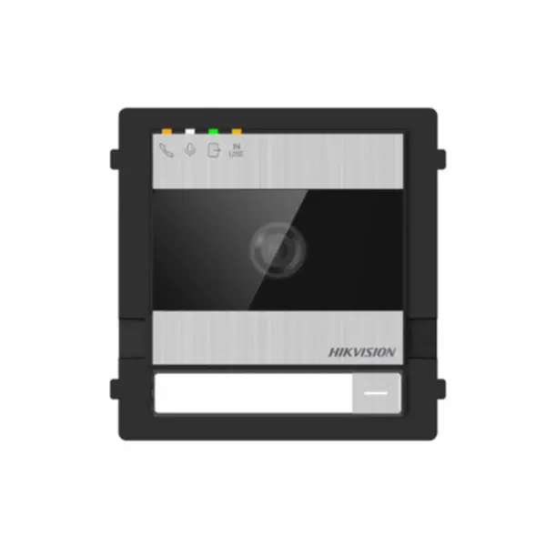Videointerfon de exterior pe 2 fire Hikvision DS-KD7003EY-IME2/A, 2 MP, IR, control 2 incuietori
