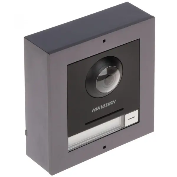 Videointerfon exterior modular IPF, 2 MP, IR, 2000 utilizatori, PoE, Hikvision DS-KD8003-IME1B/S