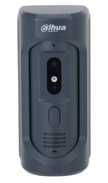 Videointerfon IP de exterior Dahua VTO2101E-P-S2, 2 MP, 2.8 mm, IR, difuzor incorporat, PoE, IP65, IK10, montaj aparent