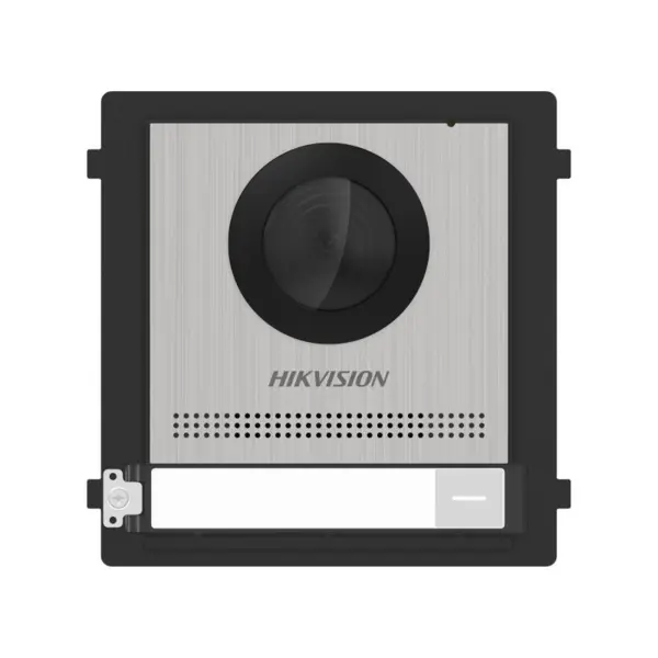 Videointerfon modular de exterior Hikvision DS-KD8003-IME1(B)/S, 2 MP, IR, 1 familie, montaj aparent, PoE
