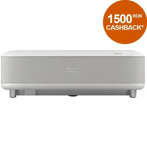 Videoproiector Epson EH-LS670W, 3LCD 4K Pro-UHD, 3600 lumeni, Wi-Fi, Difuzor 2.1 20 W, Google TV, HDR10, HLG (Alb)
