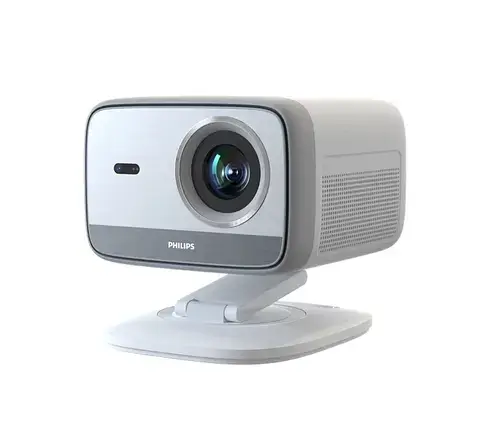 Videoproiector Philips NeoPix 444, Full HD 1920x1080, Contrast 1000:1, 500 ANSI lumeni, HDMI, USB, Difuzoare 2x5 W (Alb)
