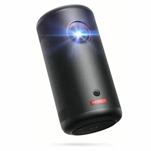 Videoproiector portabil Anker Nebula Capsule 3, 1080p, 200 ANSI-Lumen, Dolby Digital, Google TV (Negru)