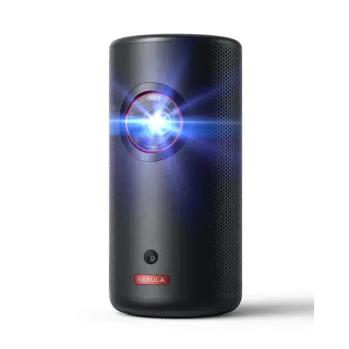 Videoproiector portabil Anker Nebula Capsule 3 Laser GTV, 1080p, 300 ANSI-Lumen, Dolby Digital, Android TV 11.0 (Negru)