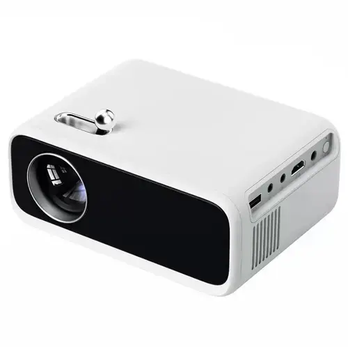 Videoproiector Xiaomi Wanbo Mini Pro, 250 ANSI lumeni, 1280x720p, HDMI, Bluetooth, Wi-Fi, Difuzor 3W (Alb)