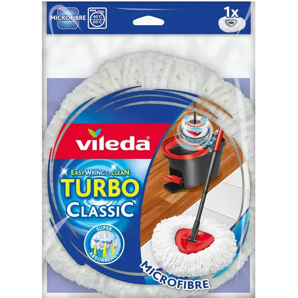 Vileda Rezerva mop Vileda F1564V Easy Wring Turbo Classic - compatibil Vileda F19411 Easy Wring