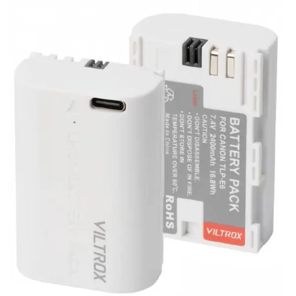 Viltrox Acumulator Viltrox TLP-E6 2400mah Type-C Pentru Camere Canon