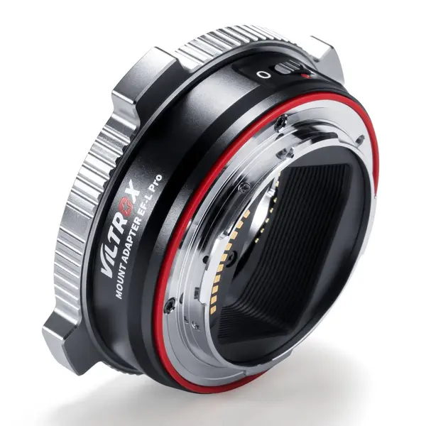 Viltrox EF-L Pro Adaptor Montura Autofocus, EF/EF-S la L-mount, Stabilizare IS, Transmisie EXIF, Port Type-C