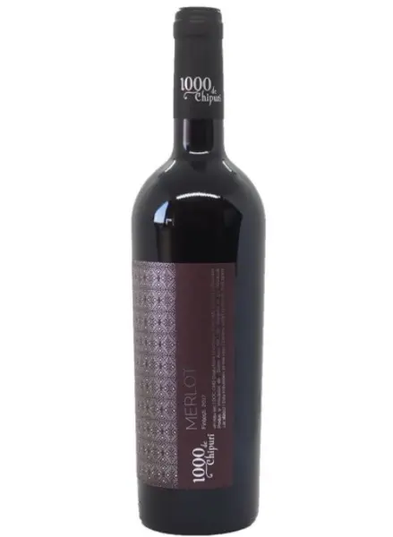 Vin rosu - 1000 de Chipuri - Ie de Fintesti Merlot, sec, 2017 | 1000 de chipuri