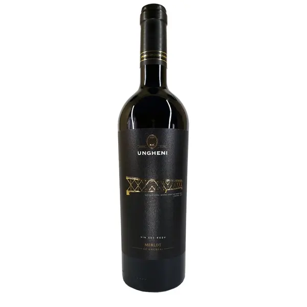 Vin Vinaria Ungheni Bridge, Merlot, Rosu Sec, 0.75 l