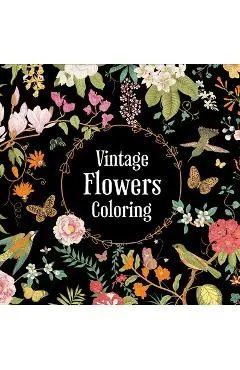 Vintage Flowers Coloring (Keepsake Coloring Books) - New Seasons