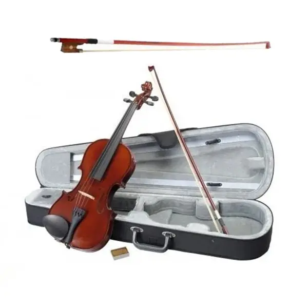 Vioara clasica din lemn 3 4 DEPOX ,doua arcusuri, toc inclus