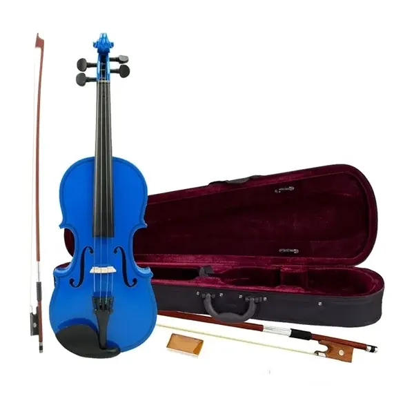Vioara clasica lemn DEPOX , marime 4 4, doua arcusuri, toc din material